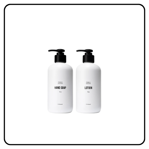 Public Goods Hand Soap & Lotion Set