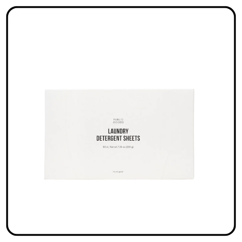 Public Goods Laundry Detergent Sheets