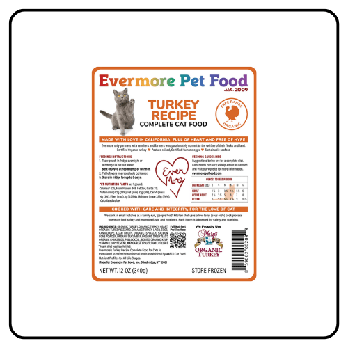 Evermore Pet Food Turkey for Cats