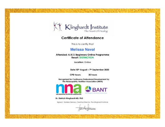 Klinghardt Institute, Autonomic Response Testing