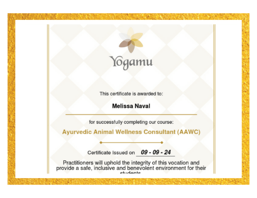 Yogamu - Ayurvedic Animal Wellness Consultant