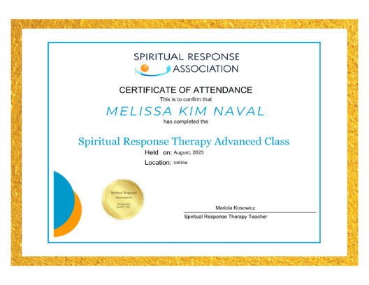 Spiritual Response Therapy Advanced