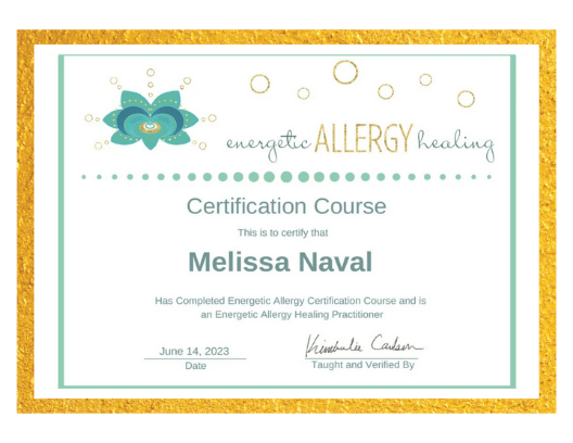 Energetic Allergy Healing Basic