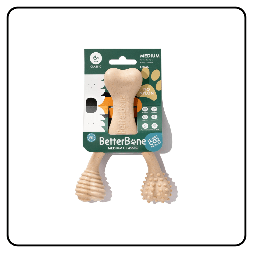 BetterBone - All-Natural, Nylon-Free Dog Chew Toys - Medium Density