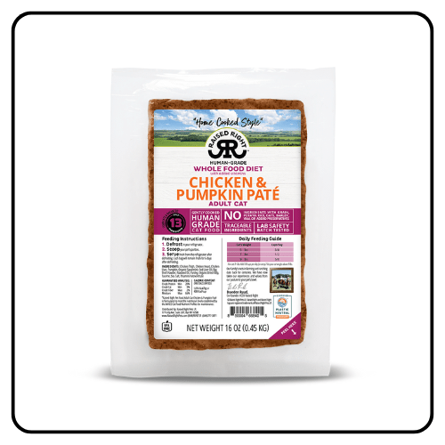 Raised Right Pets Chicken & Pumpkin Pate For Cats