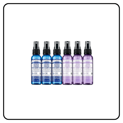 Dr. Bronner's Organic Hand Sanitizer Spray Variety Pack