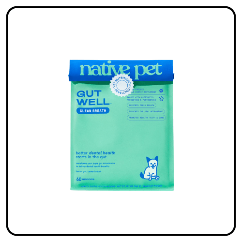 native pet gut well clean breath