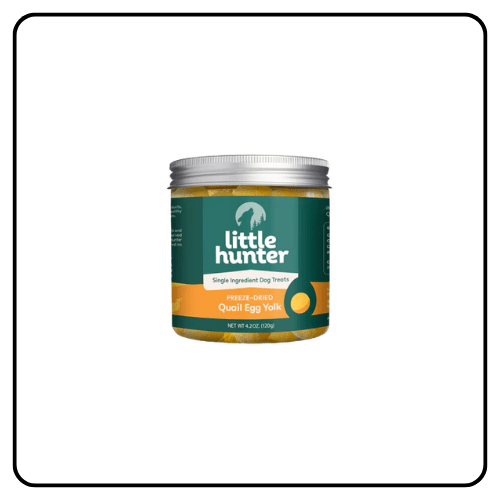 little hunter quail egg yolk treats