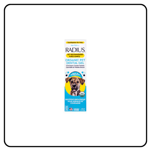 radius pet toothpaste