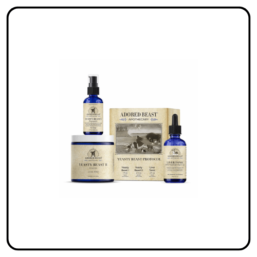 Adored Beast - Yeasty Beast Protocol for Dogs - 3 product kit
