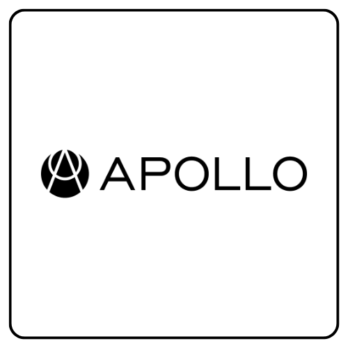 Apollo Neuro brand logo, featuring the stylized "A" icon and brand name in a minimalist design, representing neuroscience-based stress relief and sleep technology.