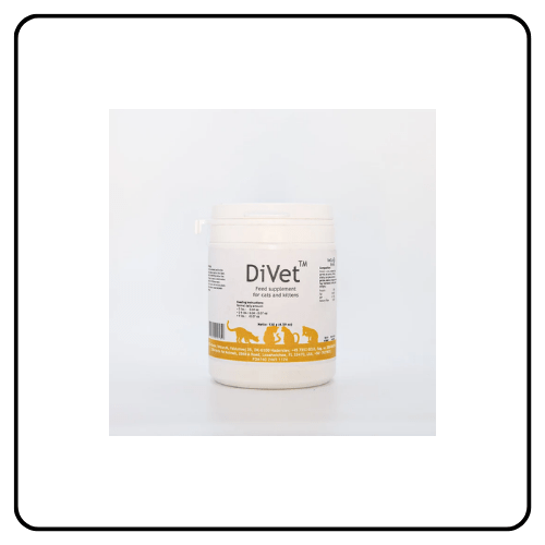 The Herbs for Animals Detox Protocol for Cats product display, featuring the VetCur DiVet, ImVet, and SolVet botanical supplement bottles used for feline cellular and liver optimization.