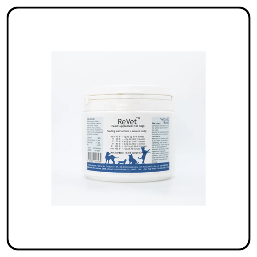 Premium Herbs for Animals botanical protocol packaging, highlighting VetCur-backed organic ingredients formulated for canine structural alignment and proactive joint support.