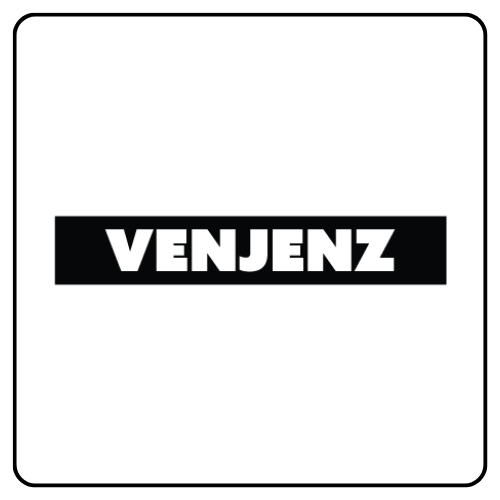 VENJENZ brand logo, featuring modern minimalist typography that reflects clean, science-backed wellness formulas and proactive health optimization for families and pets.